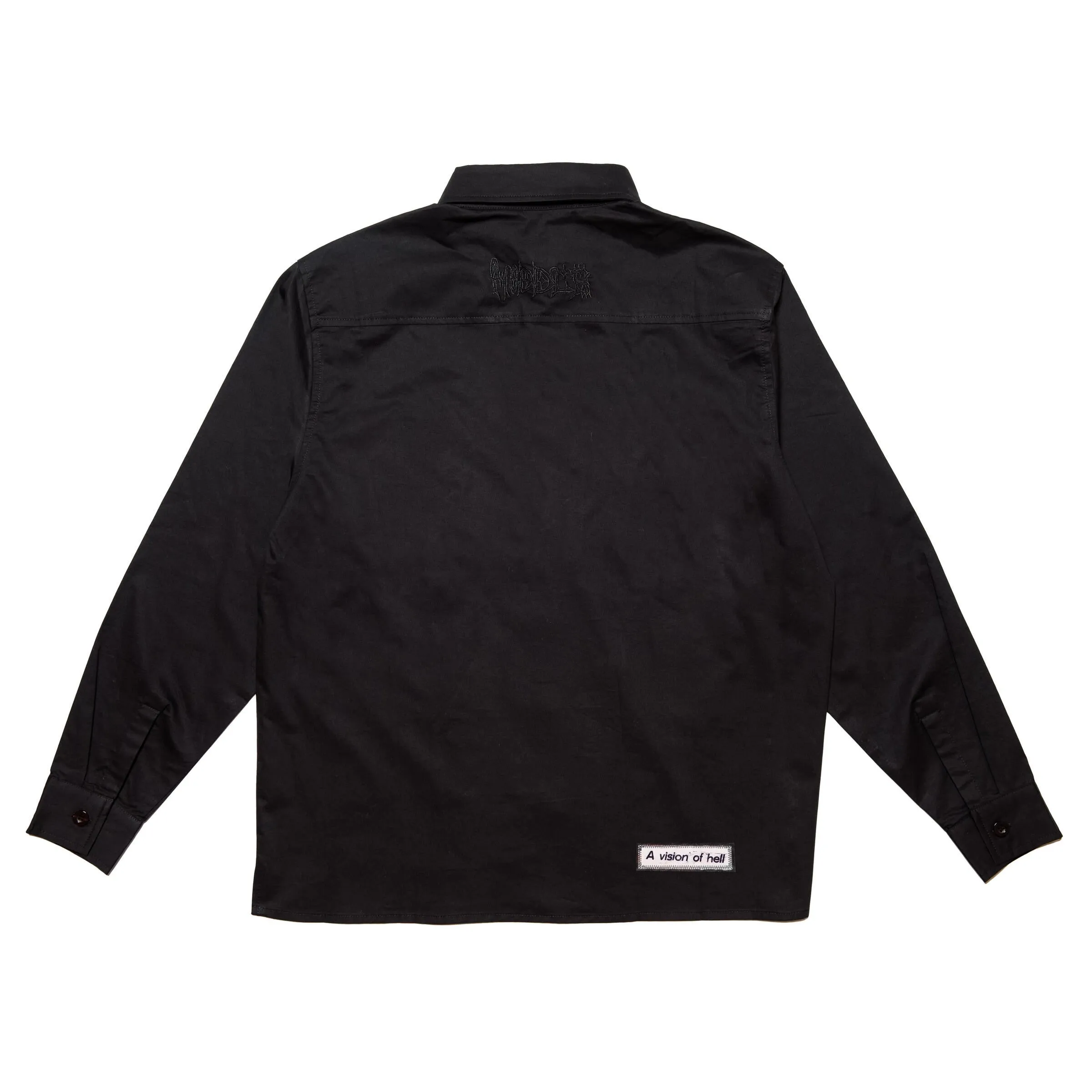 Hoddle Vision of Oxford Shirt Black